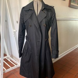 Banana Republic black trench coat